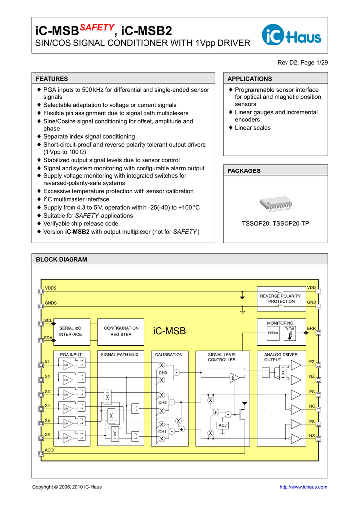 Ichaus Ic Msbtssop20 Tp