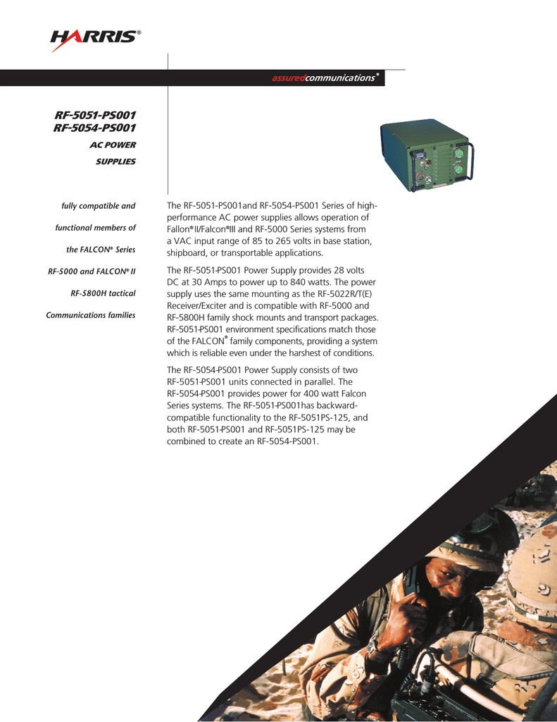 Harris Rf-5022 Manual