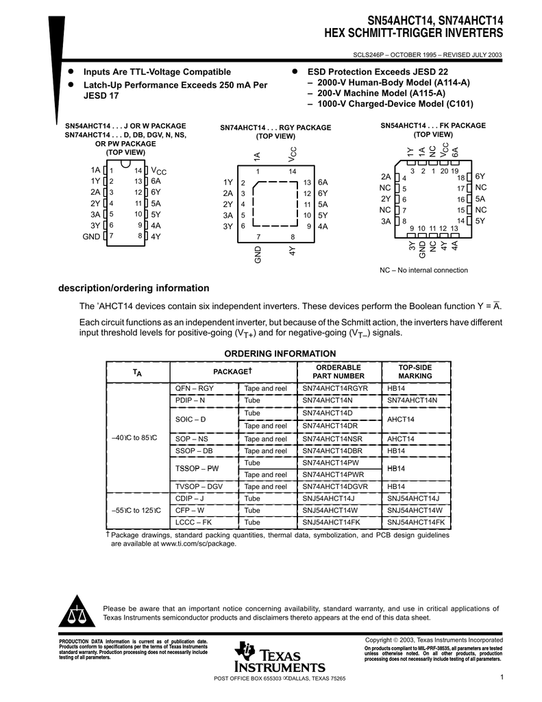 14 pdf. Ahc14 микросхема. 74ahc14pw распиновка. 74ahc14pw TSSOP-14. 74ahc4029 Datasheet.