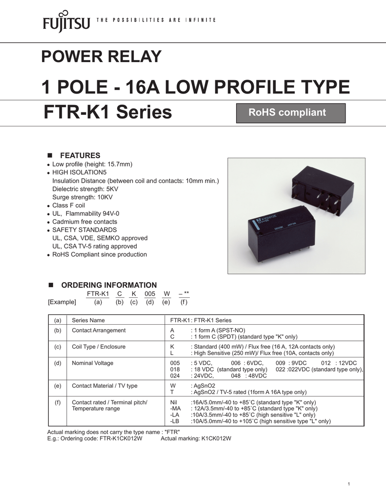 K1ck024w схема реле