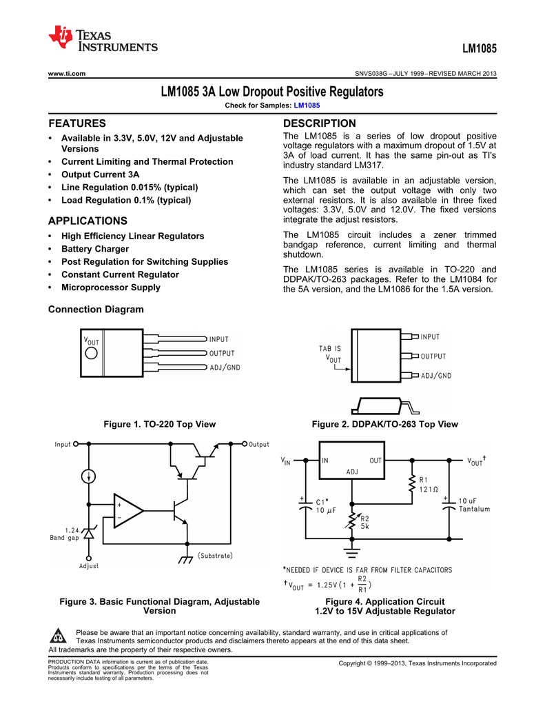 Lm1084 характеристики схема подключения