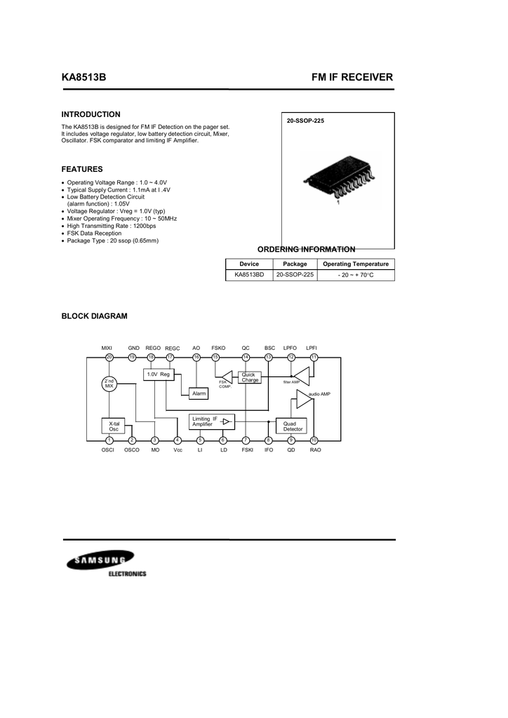 Samsung Ka8513bd