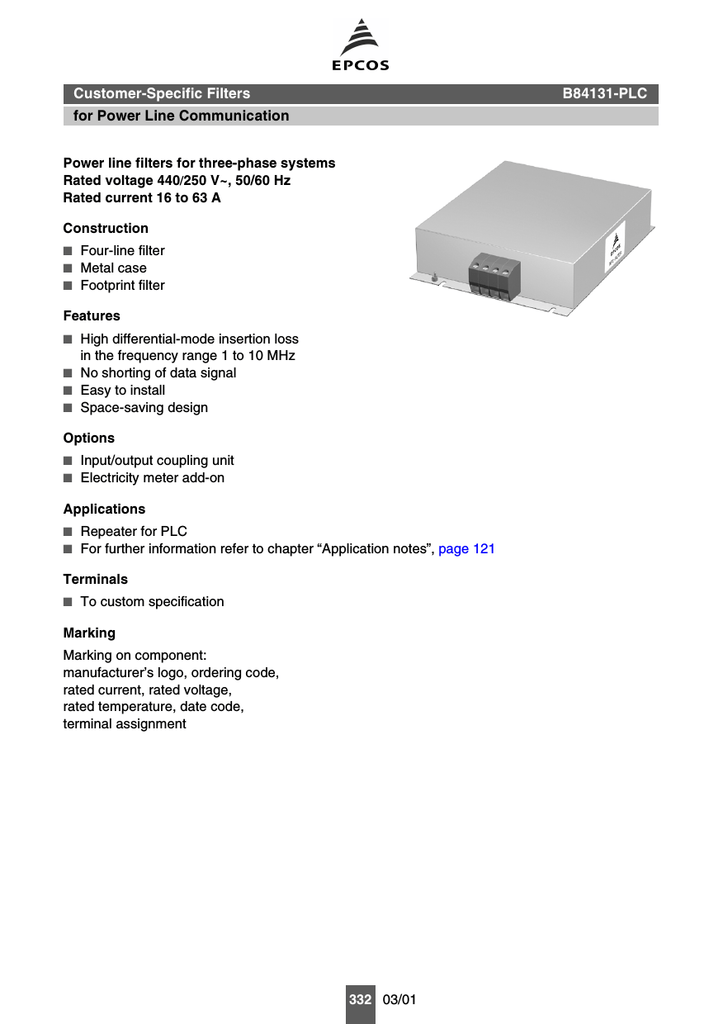 Epcos B Plc