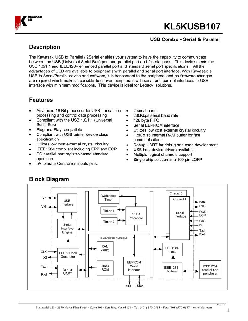 Kawasaki Lsi USB Devices Driver Kawasaki Lsi USB Devices Driver