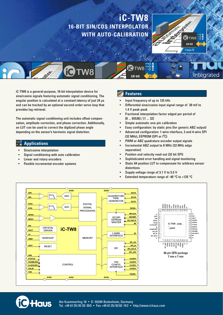 Ichaus Ic Tw8