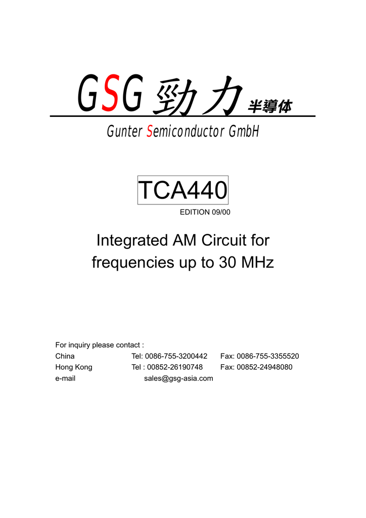 Tca440 Pdf
