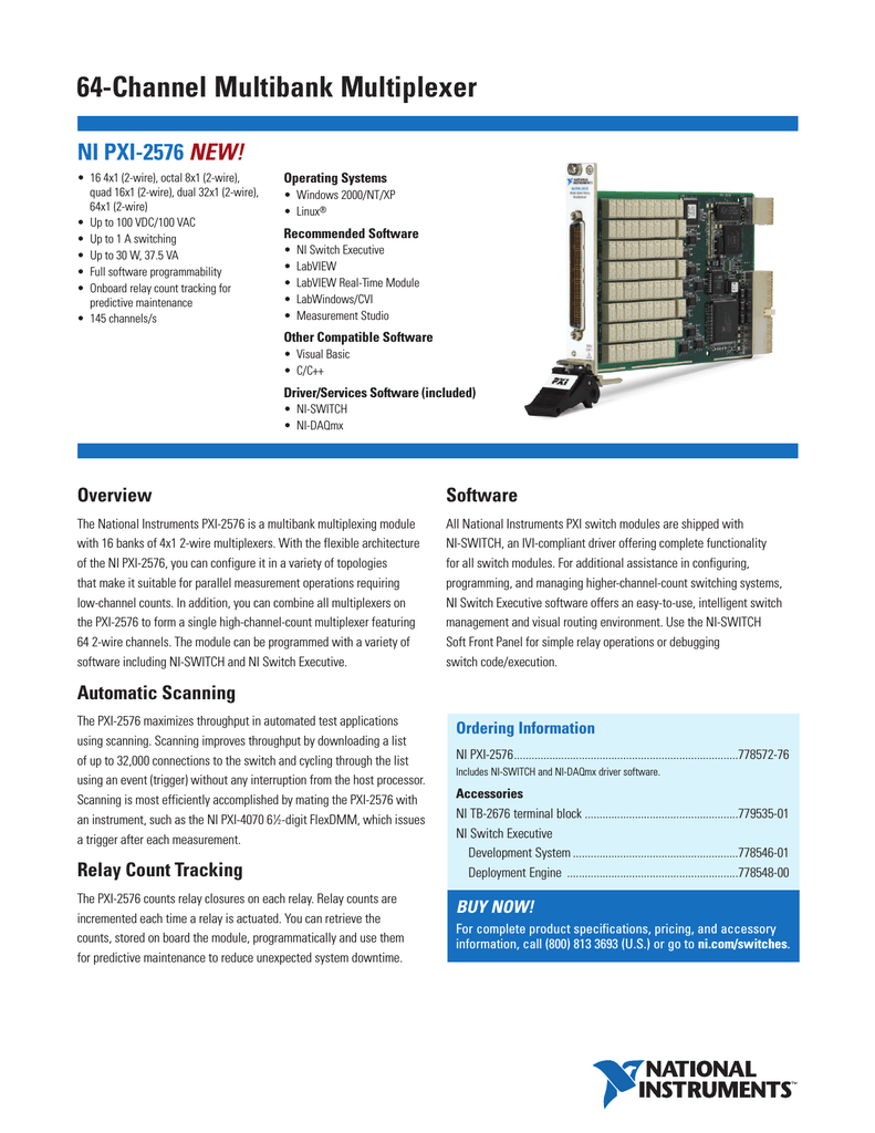 Ni-usb 6501 labview driver download