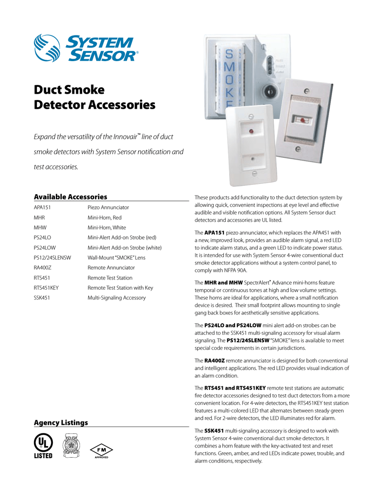 Innovair Smoke Detector SSK451 