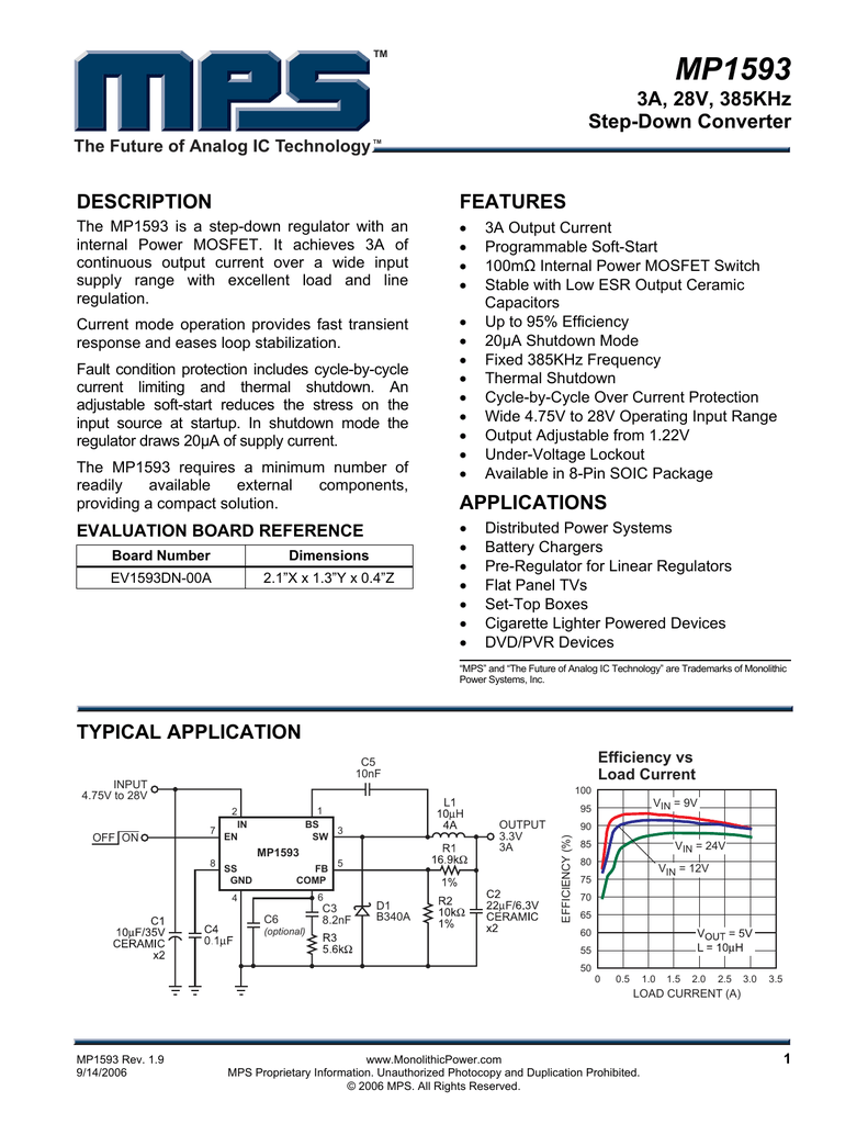 Mp1593dn схема включения