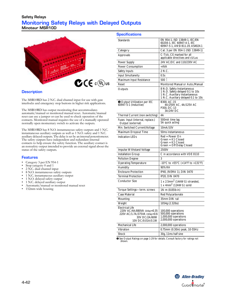 Allen Bradley Msr10d