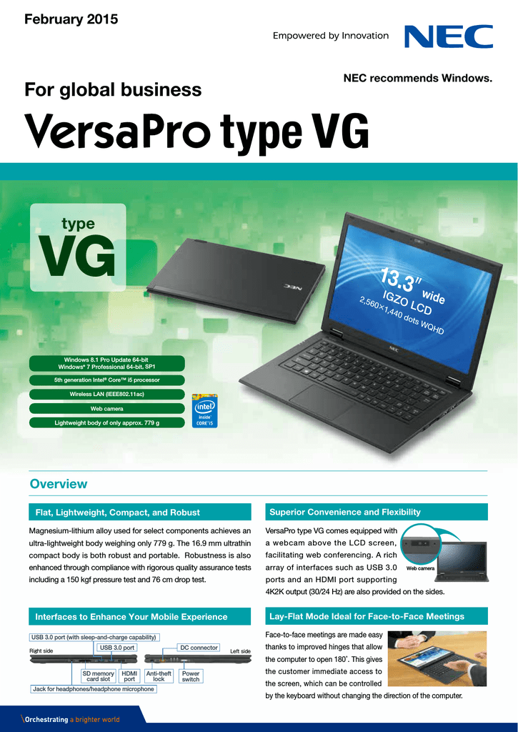 Versapro Type Vg Nec Corporation