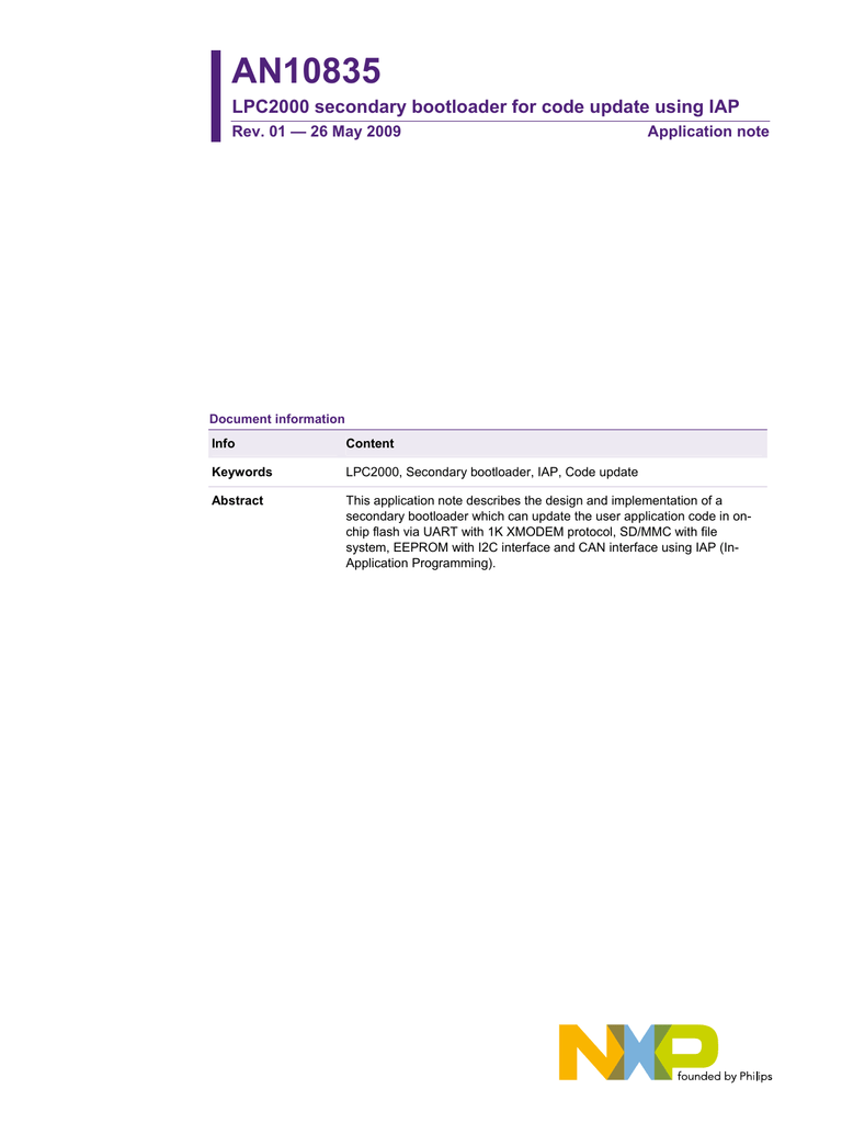 An105 Nxp Semiconductors