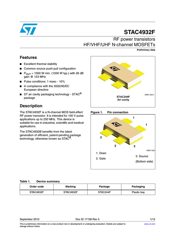 Stac4932f Stmicroelectronics