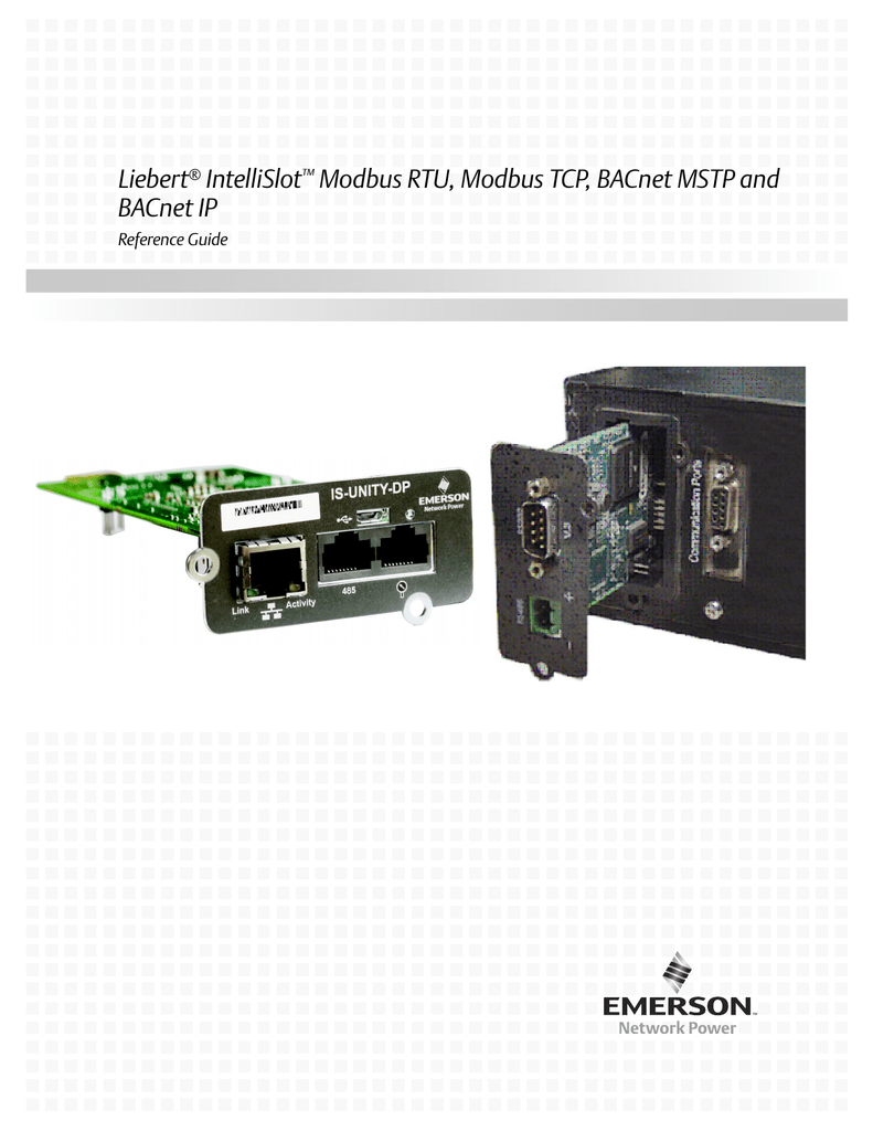 Карта liebert intellislot relay card