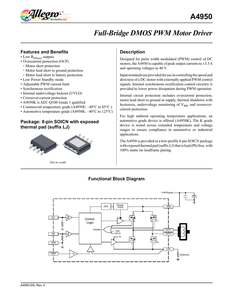 A4950t схема включения