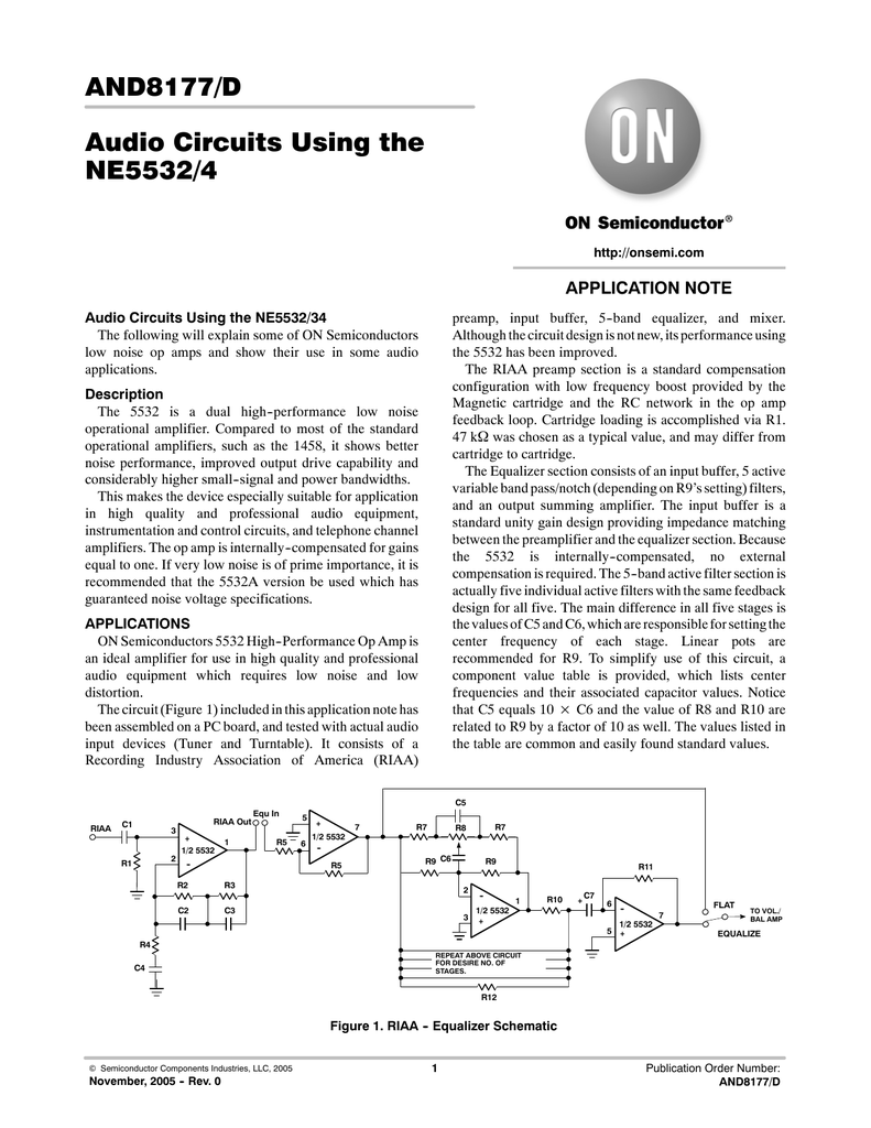 Ne5532 Op Amp Circuits - Circuit Diagram