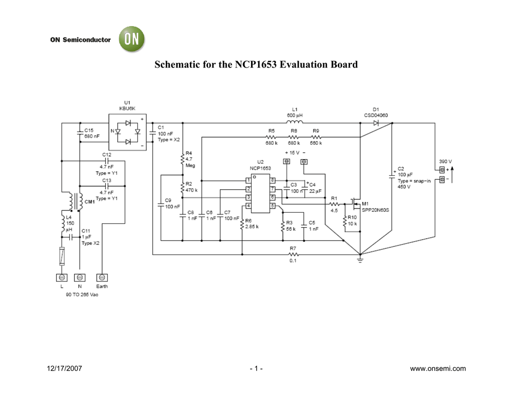 Ncp1251 схема включения