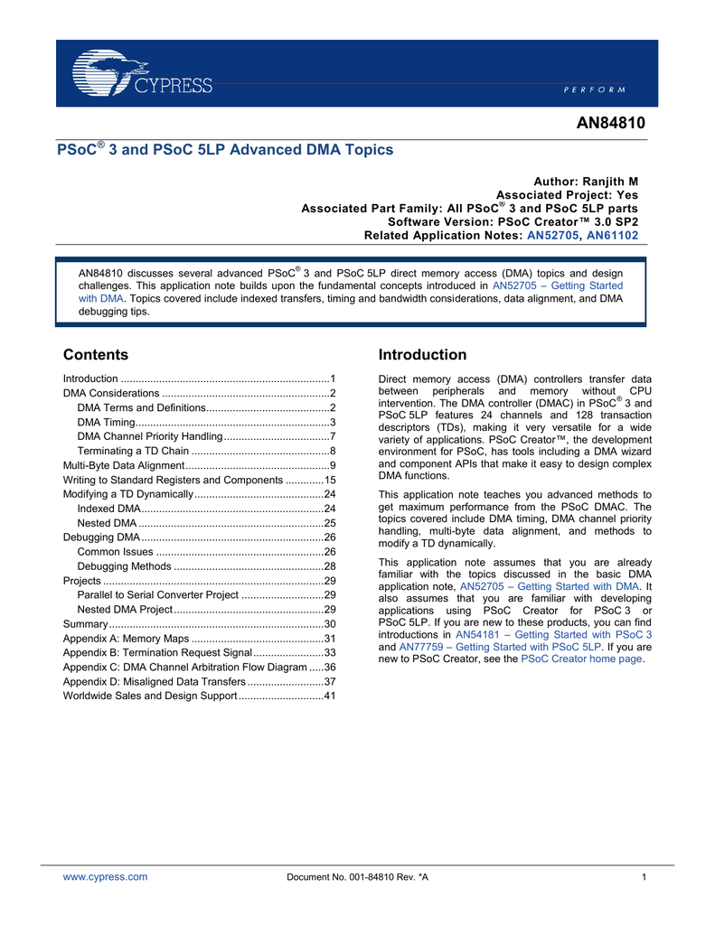 AN84810 PSoC 3 and PSoC 5LP Advanced DMA Topics.pdf