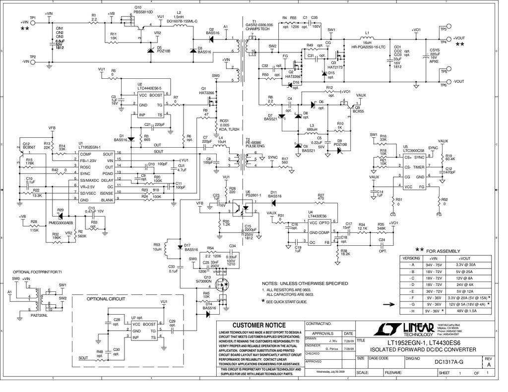 Ps2801 4 схема включения